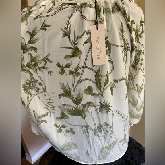 NWT Rachel Zoe flowy print blouse - Picture 2 of 6